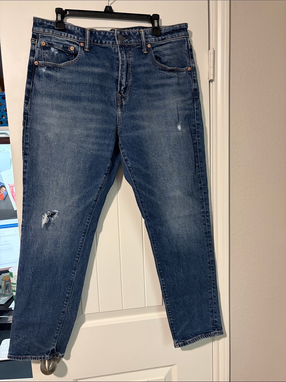 American Eagle Outfitters Men’s Dark Blue Relaxed Fit Jeans